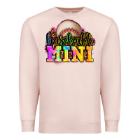 Pale Pink baseball mini Premium Sweatshirt - OliviaCreatesArt