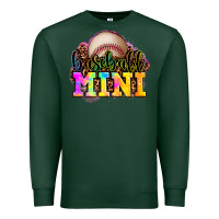 Sports Green baseball mini Premium Sweatshirt - OliviaCreatesArt