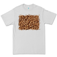 Dove Grey leopard background Premium Tee - BarkalooDesign