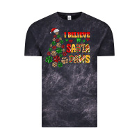 I Believe In Santa Paws Vintage Tee | Teevron
