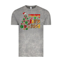 Cloud Rock i believe in santa paws Vintage Tee - MaliasSmallBusiness