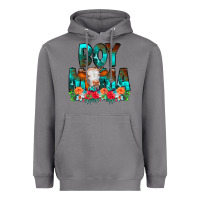 Storm Boy Mama Flowers Cow Heavyweight Hoodie - CowCowDesign