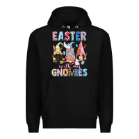 Black Easter with my gnomies  Easter Day Premium Hoodie - CowGirlArtShop