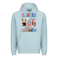 Blue Mist Easter with my gnomies  Easter Day Premium Hoodie - CowGirlArtShop