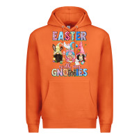 Carrot Easter with my gnomies  Easter Day Premium Hoodie - CowGirlArtShop