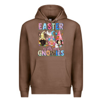 Chestnut Easter with my gnomies  Easter Day Premium Hoodie - CowGirlArtShop