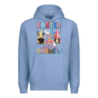 Colony Blue Easter with my gnomies  Easter Day Premium Hoodie - CowGirlArtShop