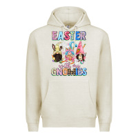 Oatmeal Heather Easter with my gnomies  Easter Day Premium Hoodie - CowGirlArtShop