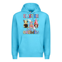 Ocean Blue Easter with my gnomies  Easter Day Premium Hoodie - CowGirlArtShop