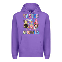 Purple Easter with my gnomies  Easter Day Premium Hoodie - CowGirlArtShop