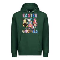 Sports Green Easter with my gnomies  Easter Day Premium Hoodie - CowGirlArtShop