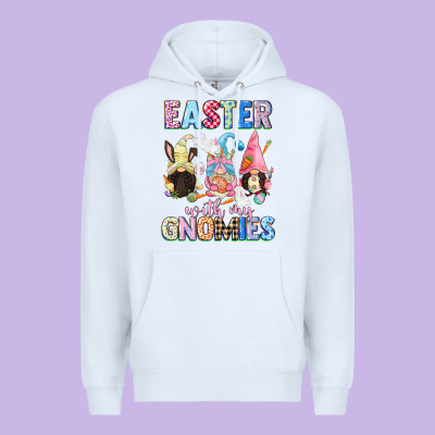 Easter With My Gnomies  Easter Day Premium Hoodie Designed By Cowgirlartshop