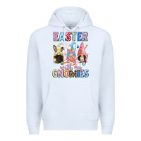 White Easter with my gnomies  Easter Day Premium Hoodie - CowGirlArtShop