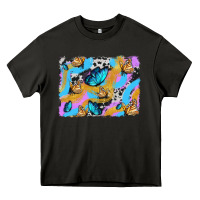 Asphalt easter butterfly with glitter and cowhide  background Heavy Core Tee - Artiststas