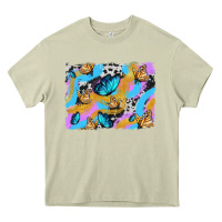 Mossy easter butterfly with glitter and cowhide  background Heavy Core Tee - Artiststas