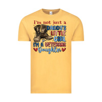 Vintage Mustard i'm not just a daddy's little girl Vintage Tee - MaliasSmallBusiness