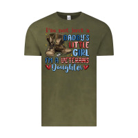 Vintage Olive i'm not just a daddy's little girl Vintage Tee - MaliasSmallBusiness