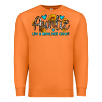 Auntie Like A Mom Only Cooler Premium Sweatshirt | Teevron