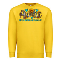 Lemon auntie like a mom only cooler Premium Sweatshirt - OliviaCreatesArt