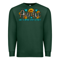 Sports Green auntie like a mom only cooler Premium Sweatshirt - OliviaCreatesArt