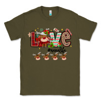 Army Green love christmas Classic Tee - MaliasSmallBusiness