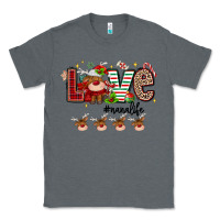 Charcoal Heather love christmas Classic Tee - MaliasSmallBusiness