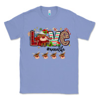 Colony Blue love christmas Classic Tee - MaliasSmallBusiness