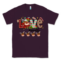 Plum love christmas Classic Tee - MaliasSmallBusiness
