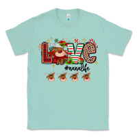 Seafoam love christmas Classic Tee - MaliasSmallBusiness