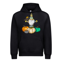 Black Happy Fall Urban Hoodie - CowhideDigitalArt