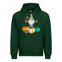 Forest Green Happy Fall Urban Hoodie - CowhideDigitalArt