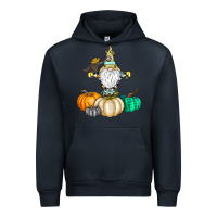 Navy Happy Fall Urban Hoodie - CowhideDigitalArt