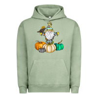 Pigment Oil Green Happy Fall Urban Hoodie - CowhideDigitalArt