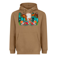 Toasted Coconut Cow Mom Turquoise Tooled Leather Flowers Heavyweight Hoodie - CowCowDesign