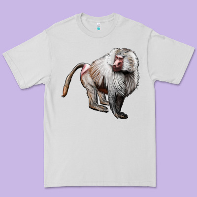 Baboon Premium Tee Designed By Lillyallendesigns