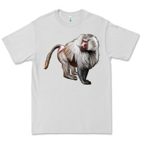 Dove Grey baboon Premium Tee - LillyAllenDesigns