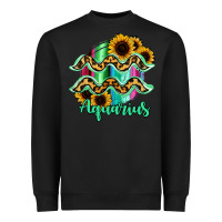 Black Aquarius Zodiac Heavyweight Sweatshirt - Bettercallsaul