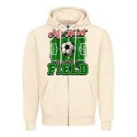 Sandshell My heart is on that court Soccer Zipper Hoodie - HowdyJamesFarm