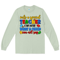 Matcha only a special teacher can hear what a child can n Long Sleeve Tee - Artiststas