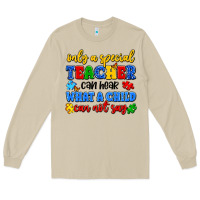 Mushroom only a special teacher can hear what a child can n Long Sleeve Tee - Artiststas