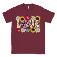 Burgundy love dog Classic Tee - CowhideDigitalArt