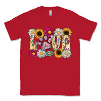 Red love dog Classic Tee - CowhideDigitalArt