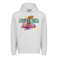 Dove Grey Mother hustler lightning bolt mother's day Premium Hoodie - HowdyJamesFarm