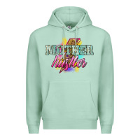 Seafoam Mother hustler lightning bolt mother's day Premium Hoodie - HowdyJamesFarm