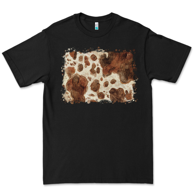 Cowhide Background Premium Tee by BarkalooDesign | Teevron