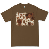 Cacao cowhide background Premium Tee - BarkalooDesign