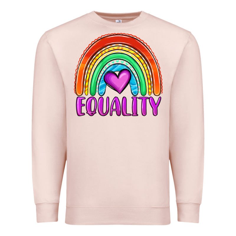 Equality Rainbow Premium Sweatshirt by OliviaCreatesArt | Teevron