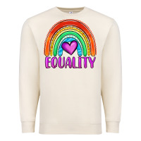 Sandshell equality rainbow Premium Sweatshirt - OliviaCreatesArt