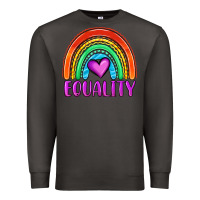 Smoke equality rainbow Premium Sweatshirt - OliviaCreatesArt