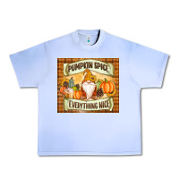 Grape Ice Pumpkin Spice Everything Nice Gnome Urban Heavy Tee - MaliasSmallBusiness